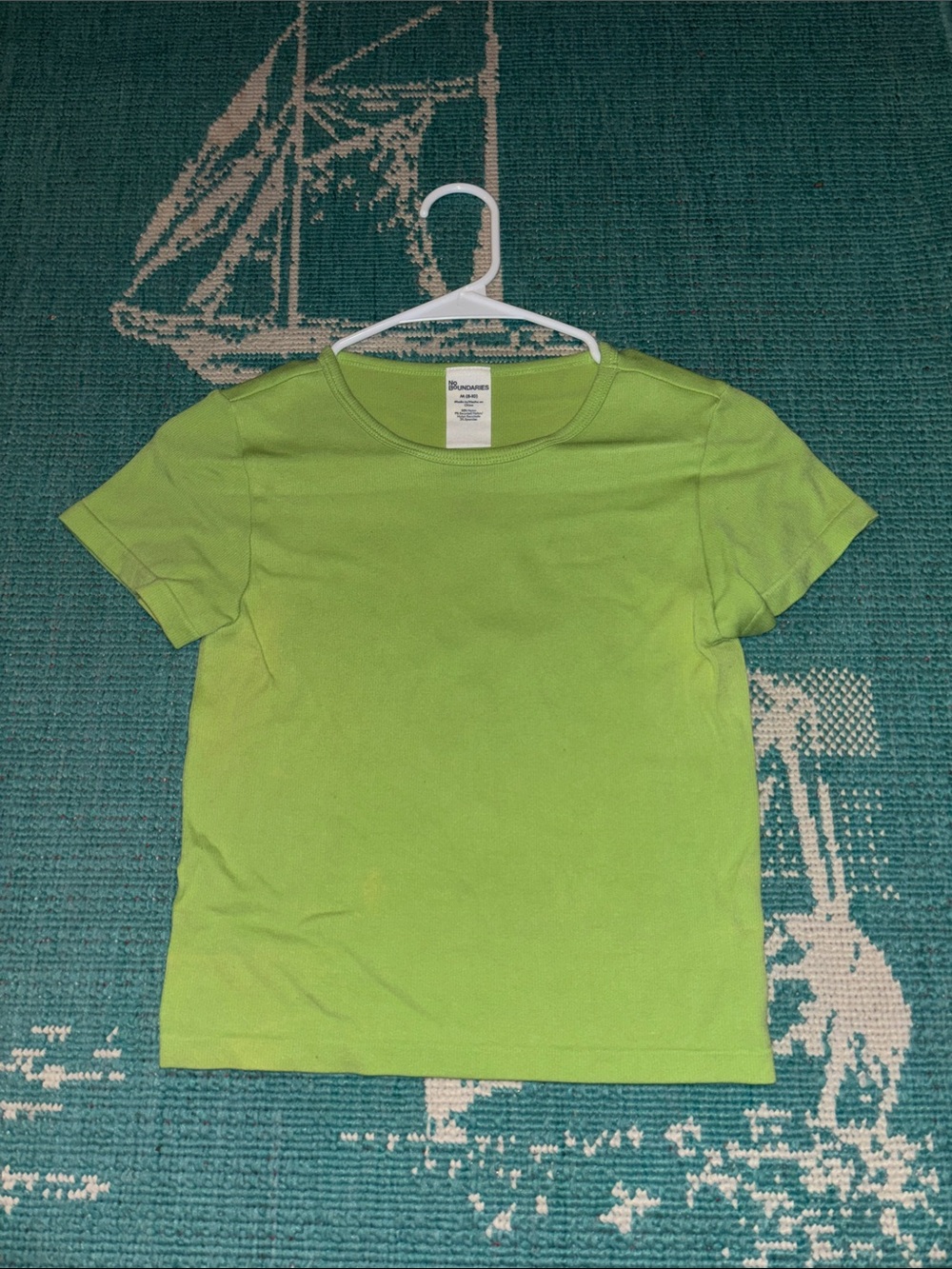 Classic Crewneck Tee - Lime Green